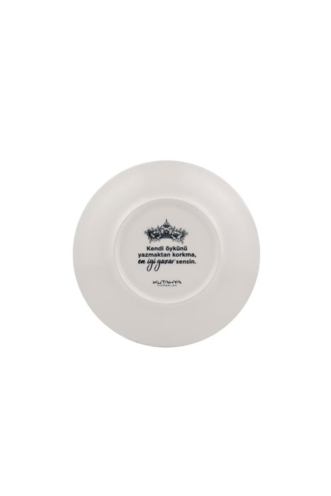 Hermia Juego de Cena de Porcelana de 4 Piezas Blanco